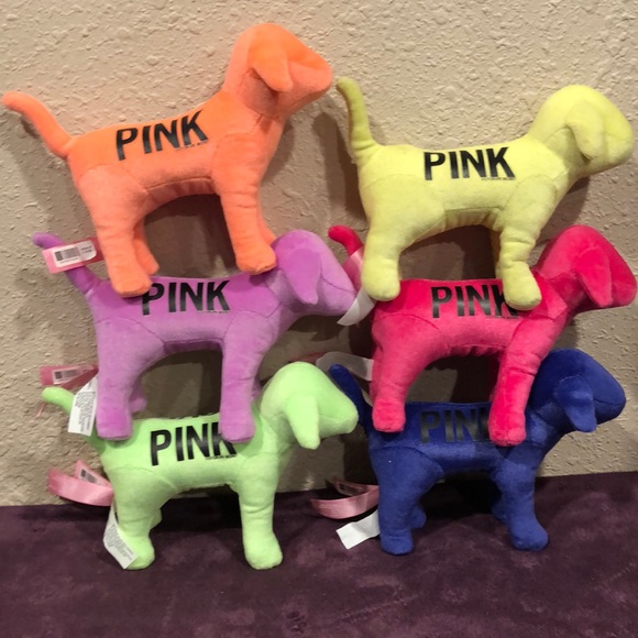 PINK Mini Dogs (lot of 6) - Picture 5 of 6